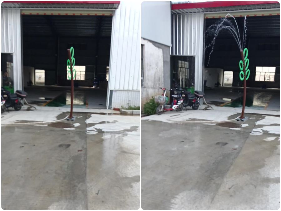 樹狀噴水戲水小品