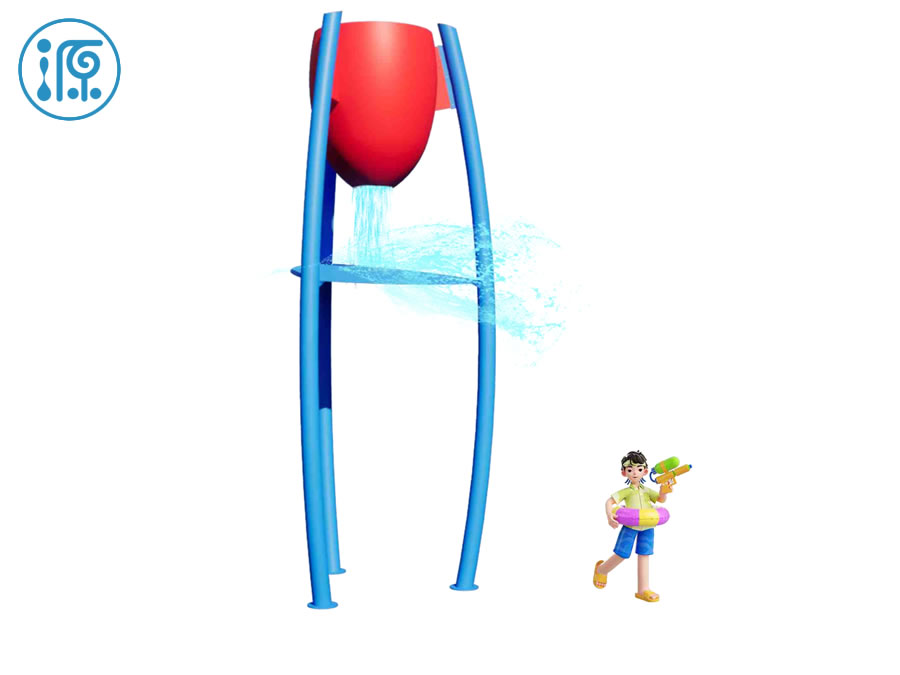 蛋形暴洪倒水桶|戲水小品