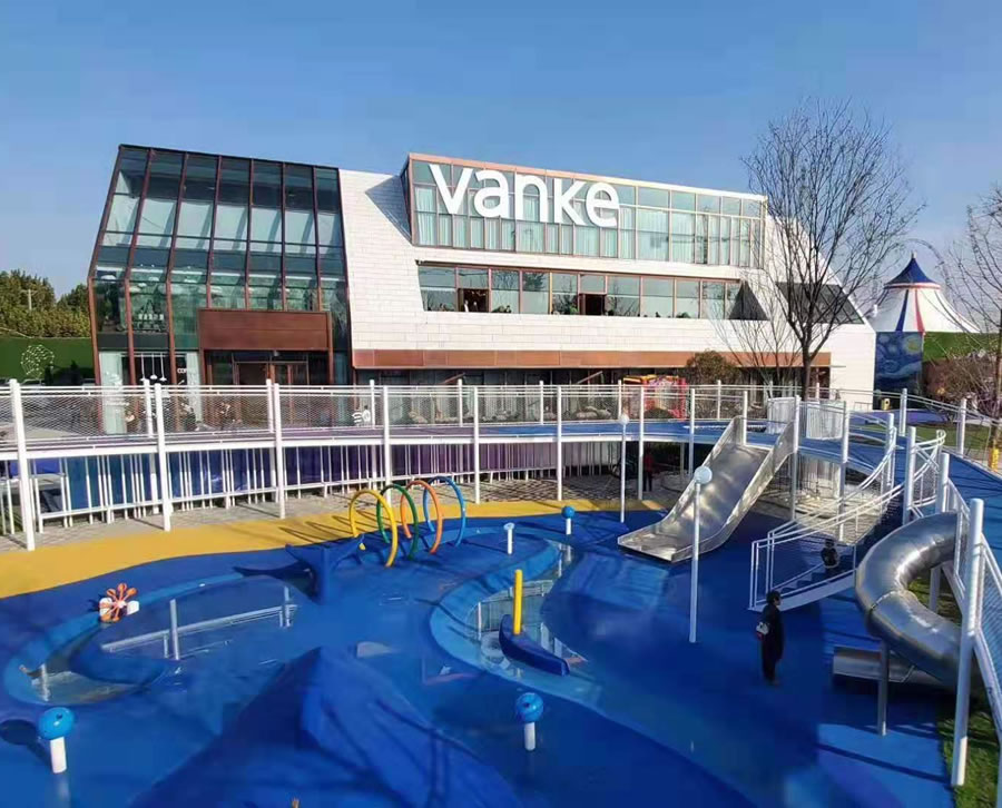 山東臨沂萬科新都會水上游樂設(shè)備定制案例