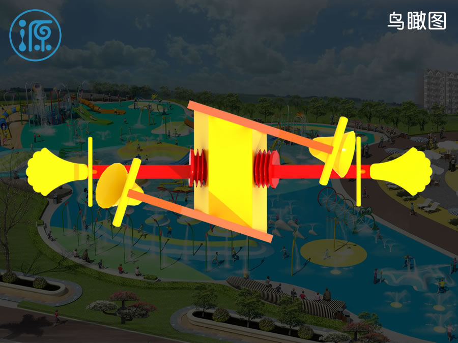 倒水桶蹺蹺板|戲水小品