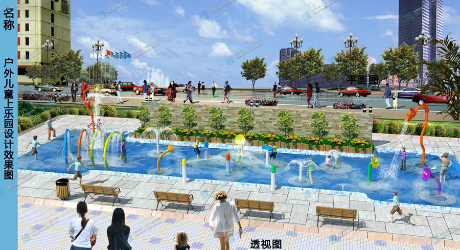 廣東湛江城市匯峰戶外水上樂園戲水設備定制案例